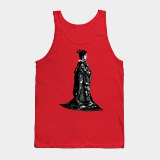 Geisha Silhouette Tank Top